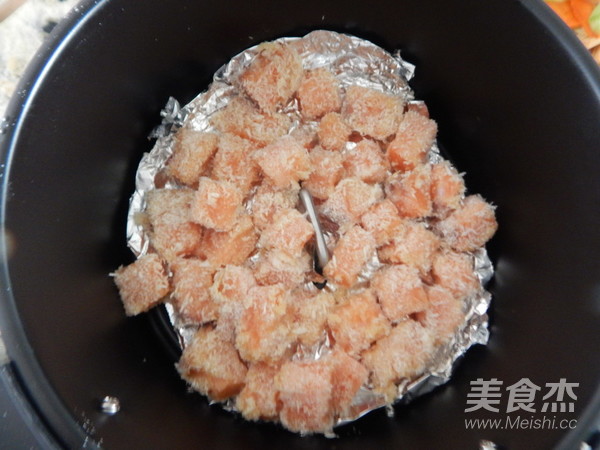 Crispy Salmon Cubes recipe