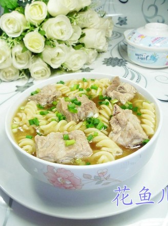 Ribs Screw Noodles recipe