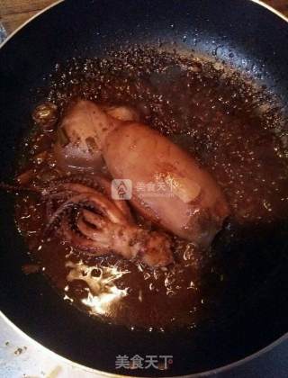 Braised Squid with Sauce recipe