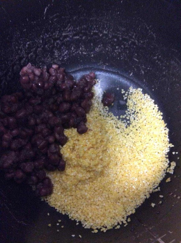 Corn Balls and Red Bean Porridge recipe