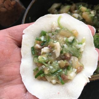 Fried Scallops and Cucumber Dumplings recipe