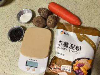 Colorful Taro Balls recipe