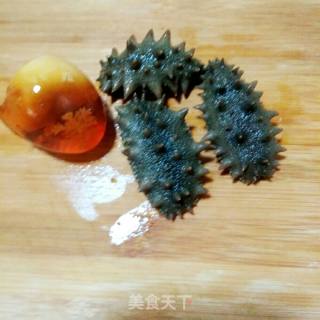 Sea Cucumber Egg Congee recipe