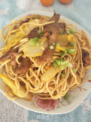 Fried Noodles with Lean Pork recipe