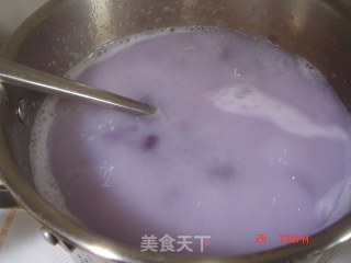 Purple Sweet Potato Grain and Wolfberry Rice Paste recipe