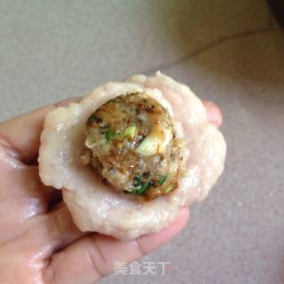 #trust of Beauty# Handmade Heart-wrapped Fish Balls recipe