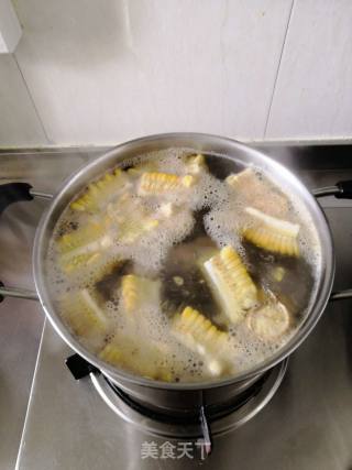 Spine Yam Corn Soup recipe