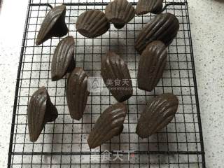 #aca烤明星大赛#chocolate Madeleine Cake recipe
