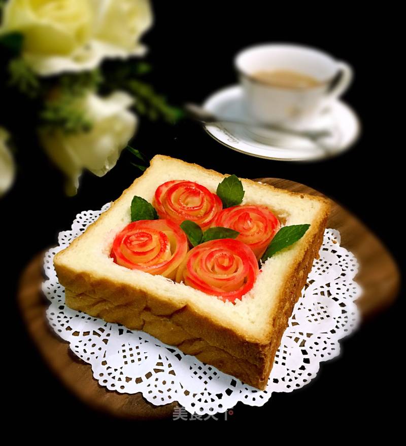 # Fourth Baking Contest and is Love to Eat Festival# Apple Rose Toast recipe
