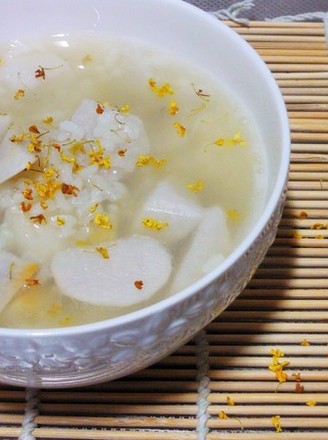 Osmanthus and Taro Congee recipe