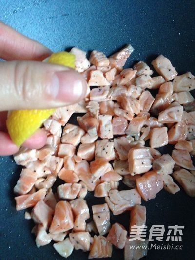 Salmon Fried Rice recipe