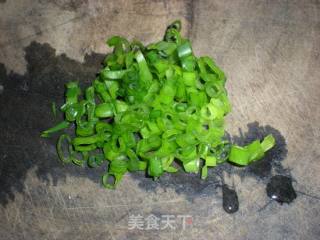 Scrambled Eggs with Chopped Green Onion recipe
