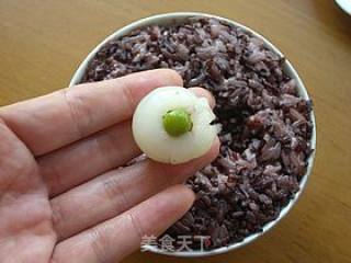 Black Glutinous Rice Lychee Buckle recipe