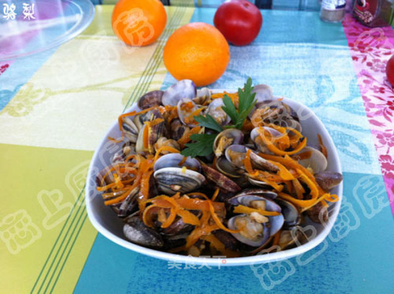 Orange Clams recipe