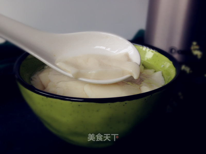 Cantonese Style Sweet Tofu Flower recipe