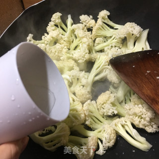Stir-fried Cauliflower recipe