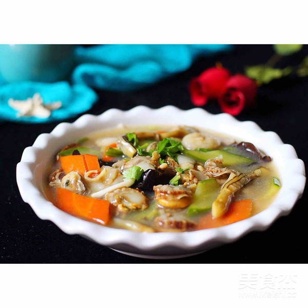 Scallop Seafood Soup recipe