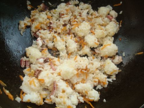 Squid Fried Rice recipe