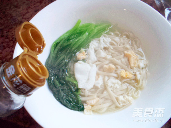 Salted Egg Mustard Noodle Soup recipe