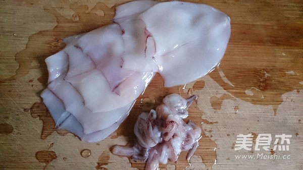 Korean Style Cold Squid recipe