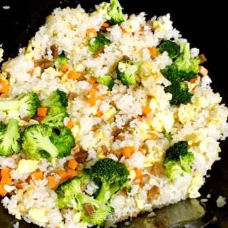 Three-color Egg Fried Rice recipe