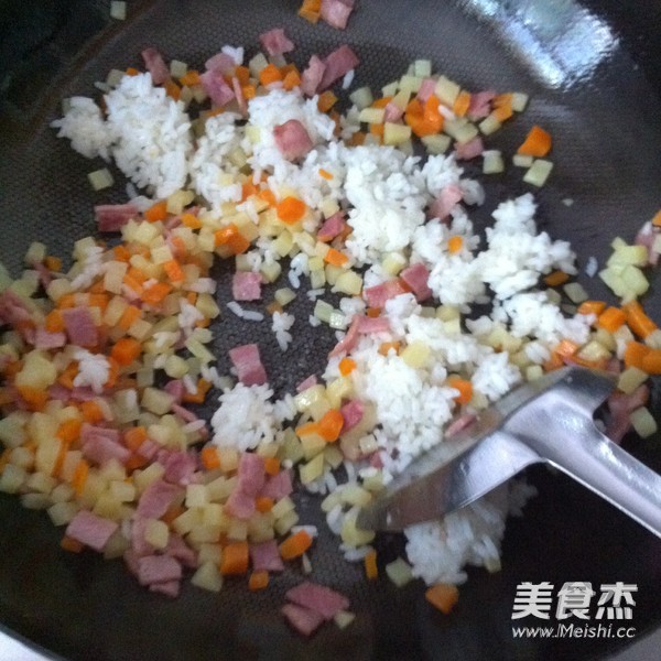 Potato Legend-potato Fried Rice recipe