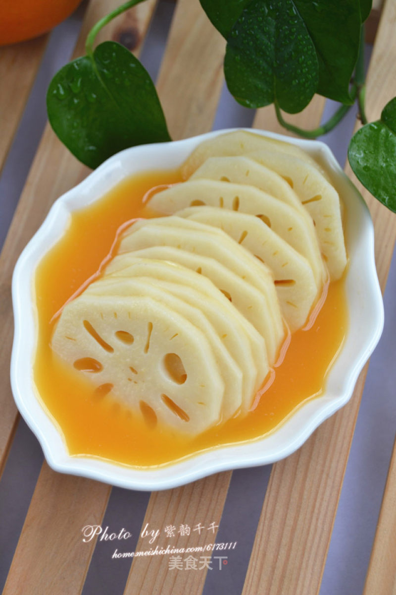 Orange Honey Lotus Root recipe