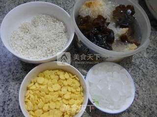 Corn Flakes Rice Porridge with Two Ears recipe