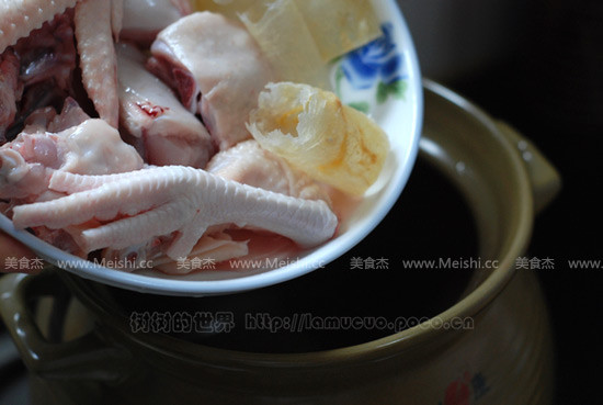 Flower Maw Chicken Soup recipe