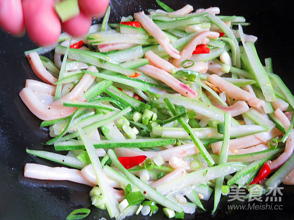 Squid Fried Winter Melon Skin recipe