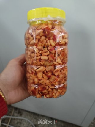Chopped Pepper and Radish Skin recipe