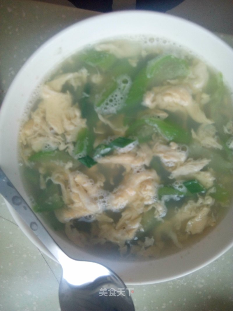 Loofah and Egg Soup recipe