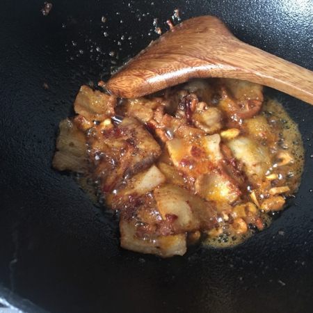 Twice Cooked Pork with Dried Bamboo Shoots recipe