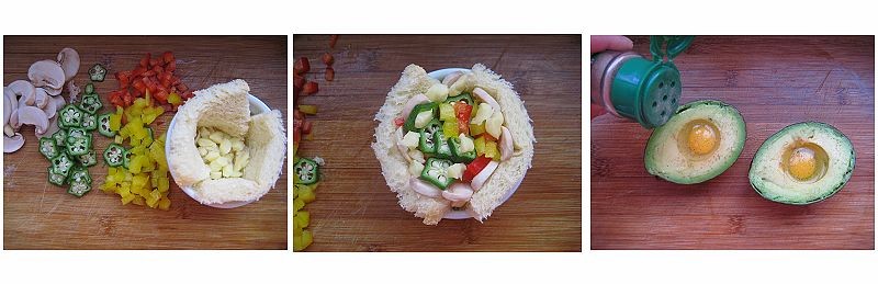 Toast with Mixed Vegetables and Cheese recipe