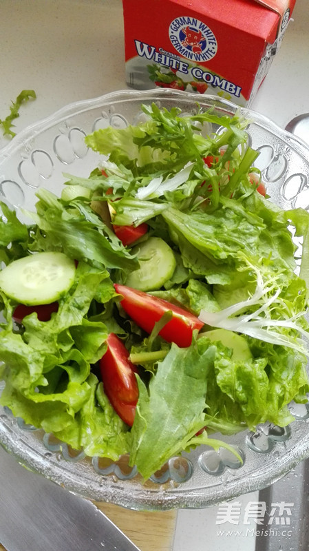 White Cheese Vegetable Salad recipe