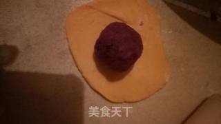 Purple Sweet Potato Golden Cake recipe