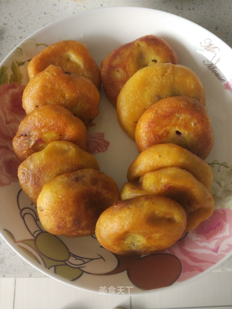 Purple Sweet Potato Glutinous Rice Cake recipe