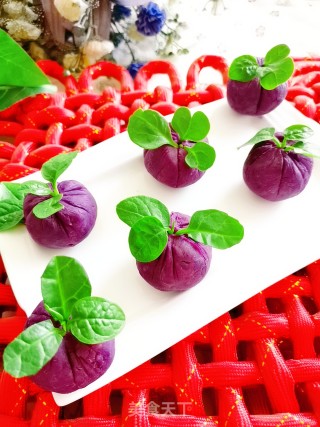 Purple Sweet Potato Tea Towel Twist recipe