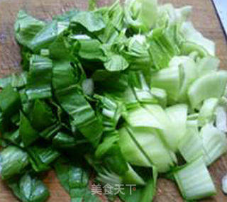 Black Fungus and Green Vegetable Tofu recipe