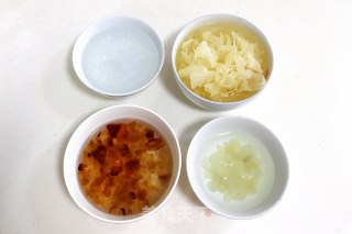 Peach Gum White Fungus Snow Bird Soup recipe