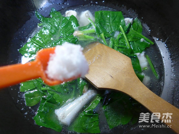 Spinach and Shrimp Soup recipe