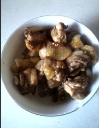 Steamed Potato Chicken with Tomato Stew recipe