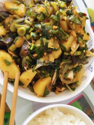 Eggplant with Potatoes recipe