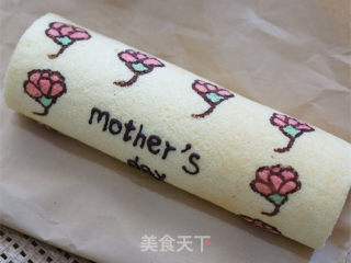 Painted Cake Roll [make The Cake Full of Artistic Flavor] recipe