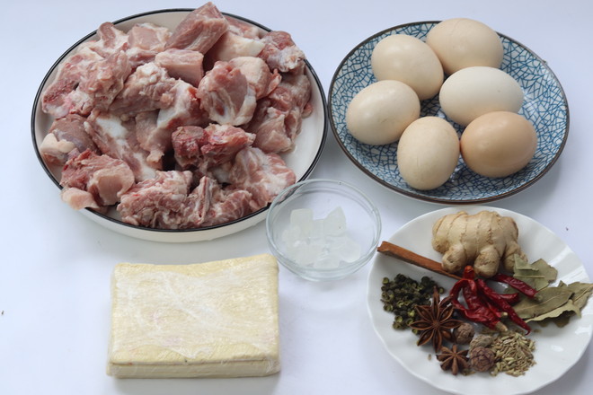 Pork Ribs Marinated Egg recipe