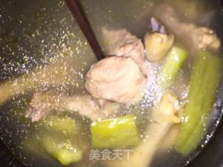 Pork Bone Soy Bitter Melon Soup recipe