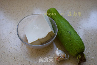 Loofah Burnt Tofu recipe