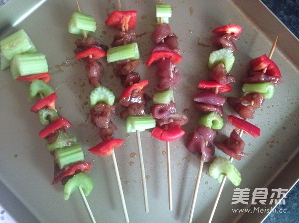 Fork Bbq Meat Skewers recipe