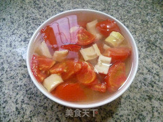 Tomato Lamb's Tail and Bamboo Soup recipe