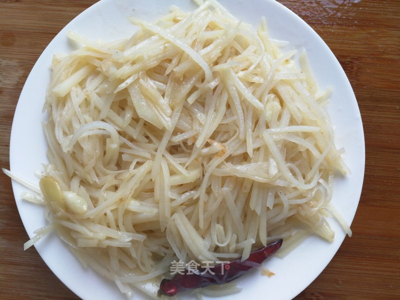 Hot and Sour Potato Shreds recipe